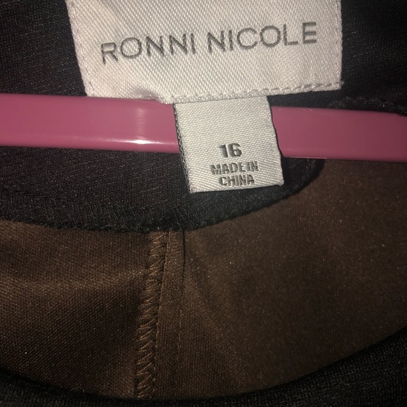 Host Pick🤩‼️Ronni Nicole Black Laser Cut Dress 👗 - Picture 6 of 8